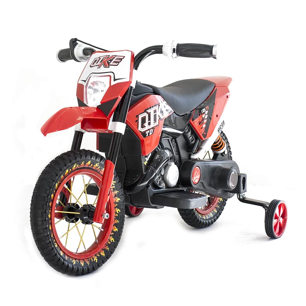 картинка Детский кроссовый электромотоцикл Qike TD Red 6V - QK-3058-RED 