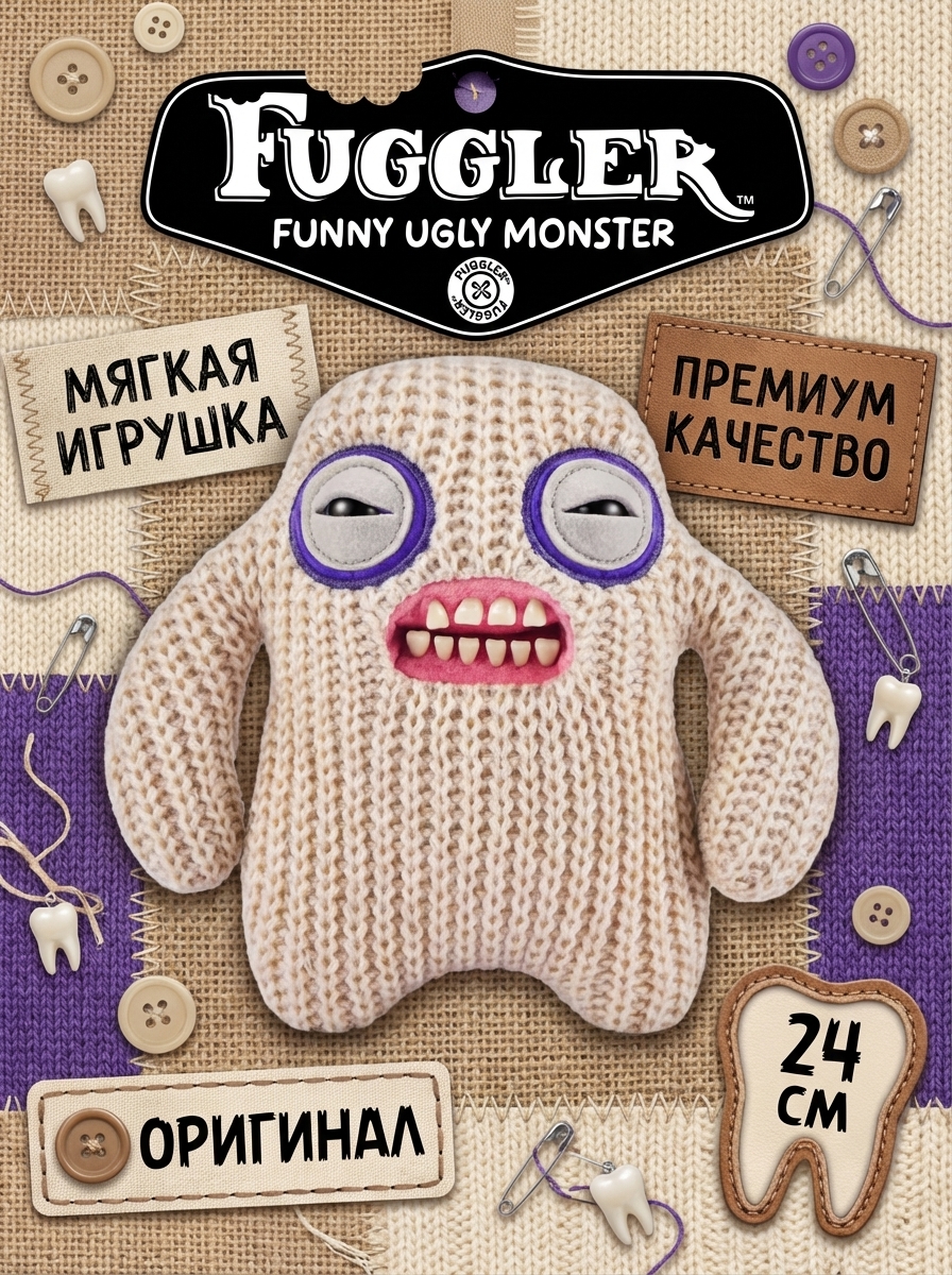 картинка Мягкая игрушка FUGGLER Мистер Нидл - 15713B 
