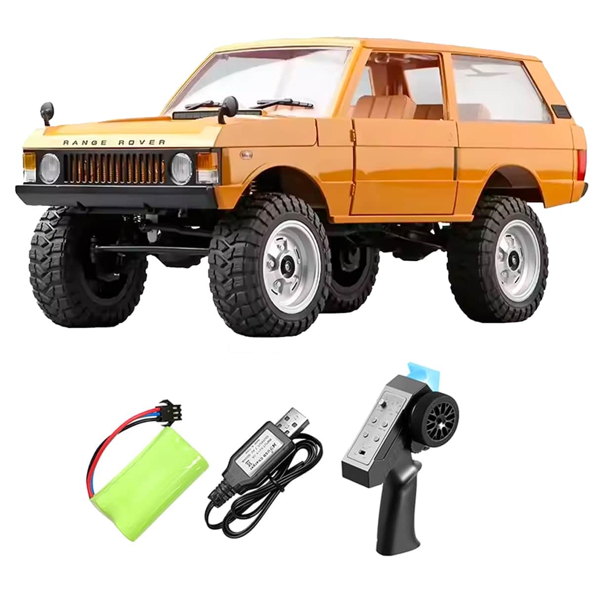 картинка Радиоуправляемый краулер Range Rover 4WD 1:12 - MN-168-YELLOW 