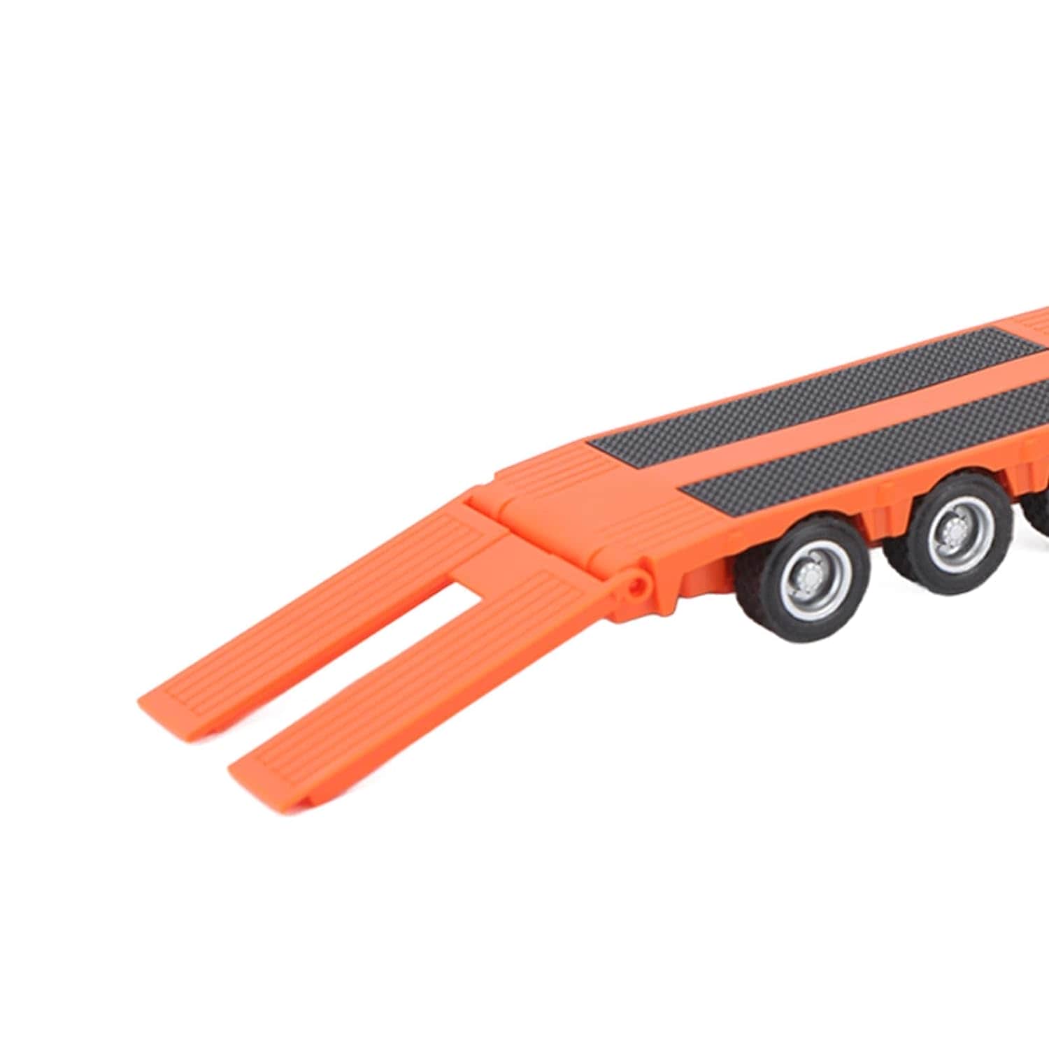 картинка Металлический грузовик трейлер HUI NA TOYS масштаб 1:50 - HN1730-ORANGE 