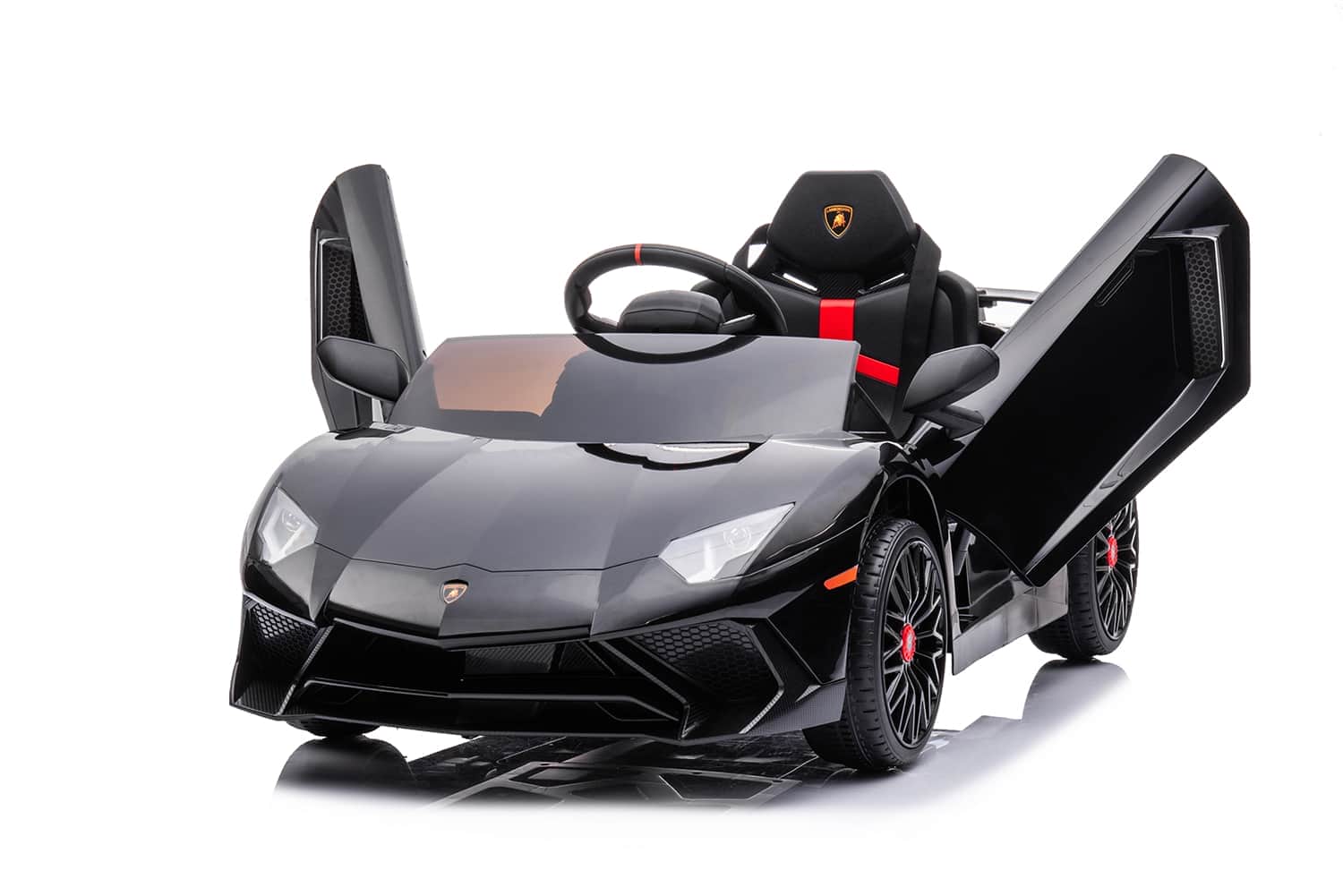 картинка Детский электромобиль Lamborghini Aventador SV Roadster 2WD 12V - BDM0931-BLACK 
