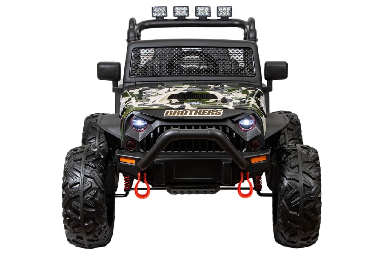 картинка Джип Jeep 24V JC666 Хаки зеленый краска 