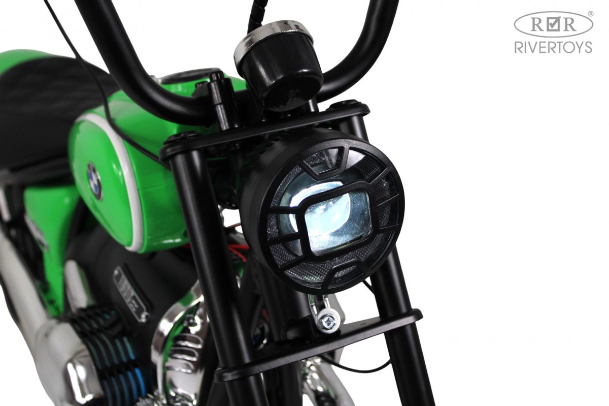 картинка Детский электромотоцикл BMW R18 (A777AA-NEW) зеленый 