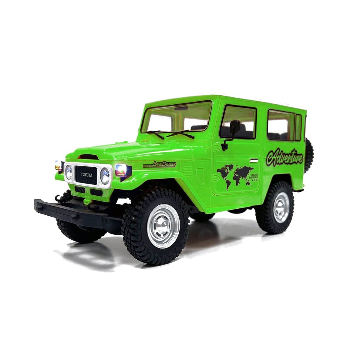 картинка Радиоуправляемый внедрожник TOYOTA FJ40 PRO (свет, выхлоп, Li-Po 5C) - HG4-50-PRO-GREEN 