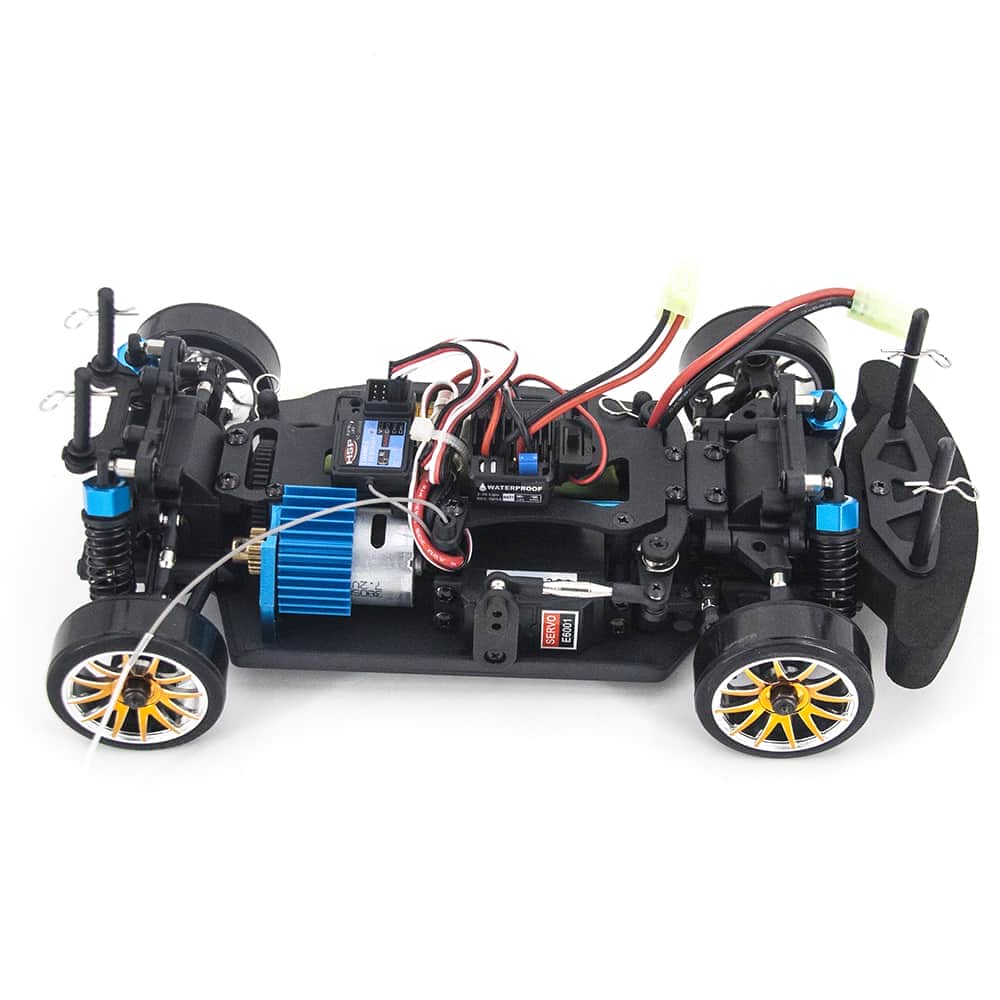 картинка Радиоуправляемая машина для дрифта HSP FlyingFish2 BMW Drift Car 4WD 1:16 2.4G - 94163-16302 