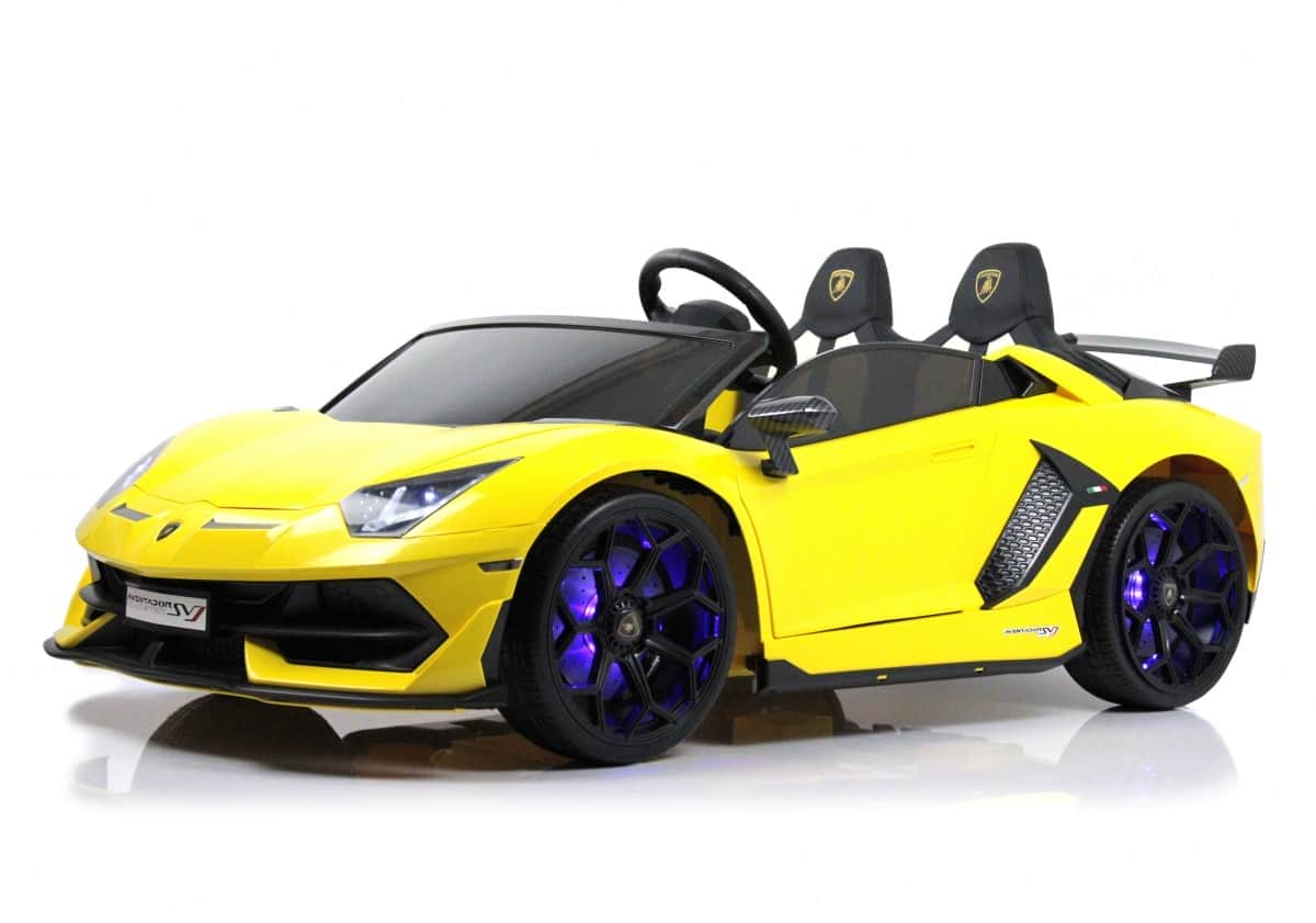 картинка Детский электромобиль Lamborghini Aventador SVJ (A111MP) желтый 