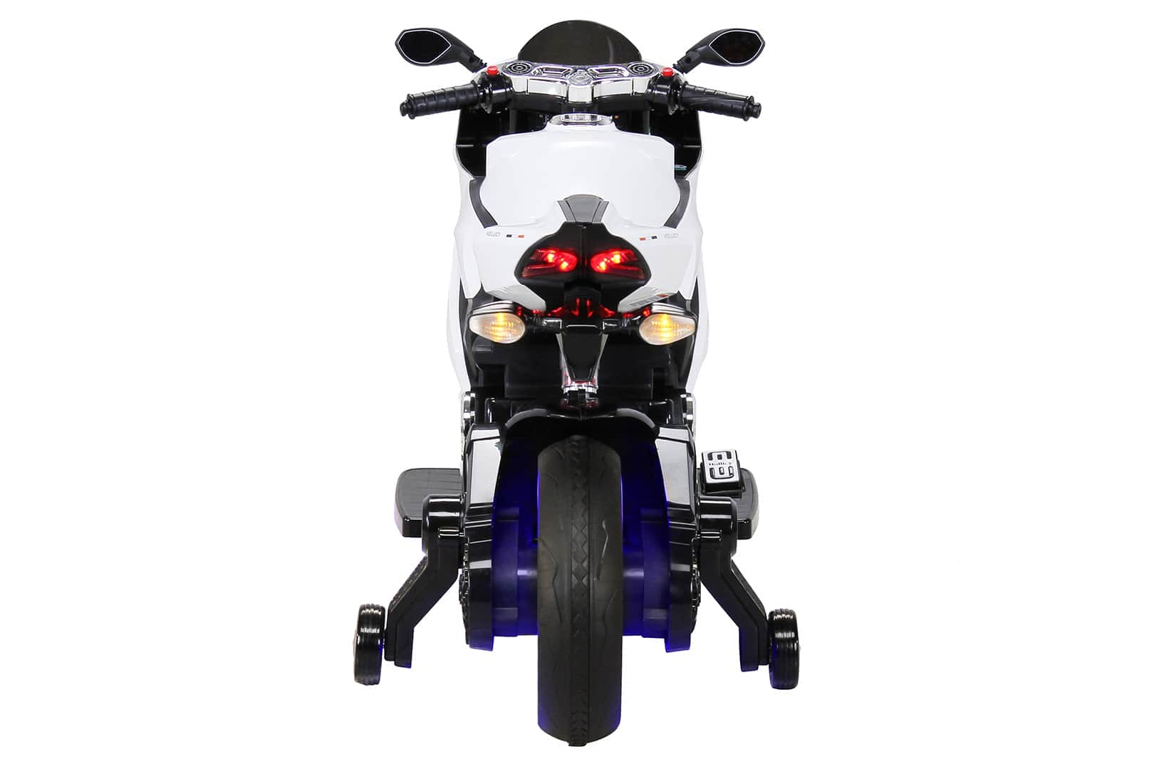 картинка Детский электромобиль - мотоцикл Ducati White - SX1628-G 