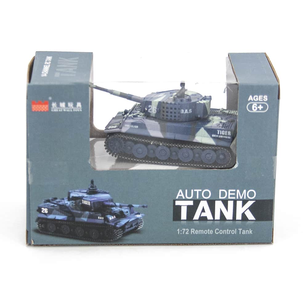 картинка Радиоуправляемый танк Great Wall Tiger (серый камуфляж, 40MHz, 1:72) - 2117-3 