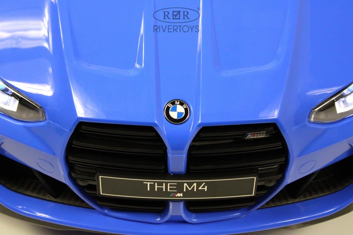 картинка Детский электромобиль BMW M4 (A004AA) синий 