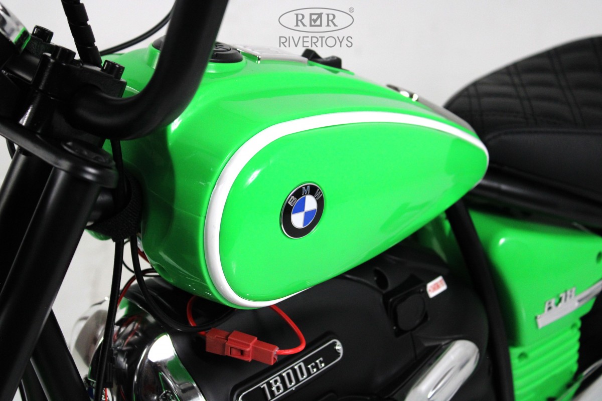 картинка Детский электромотоцикл BMW R18 (A777AA-NEW) зеленый 
