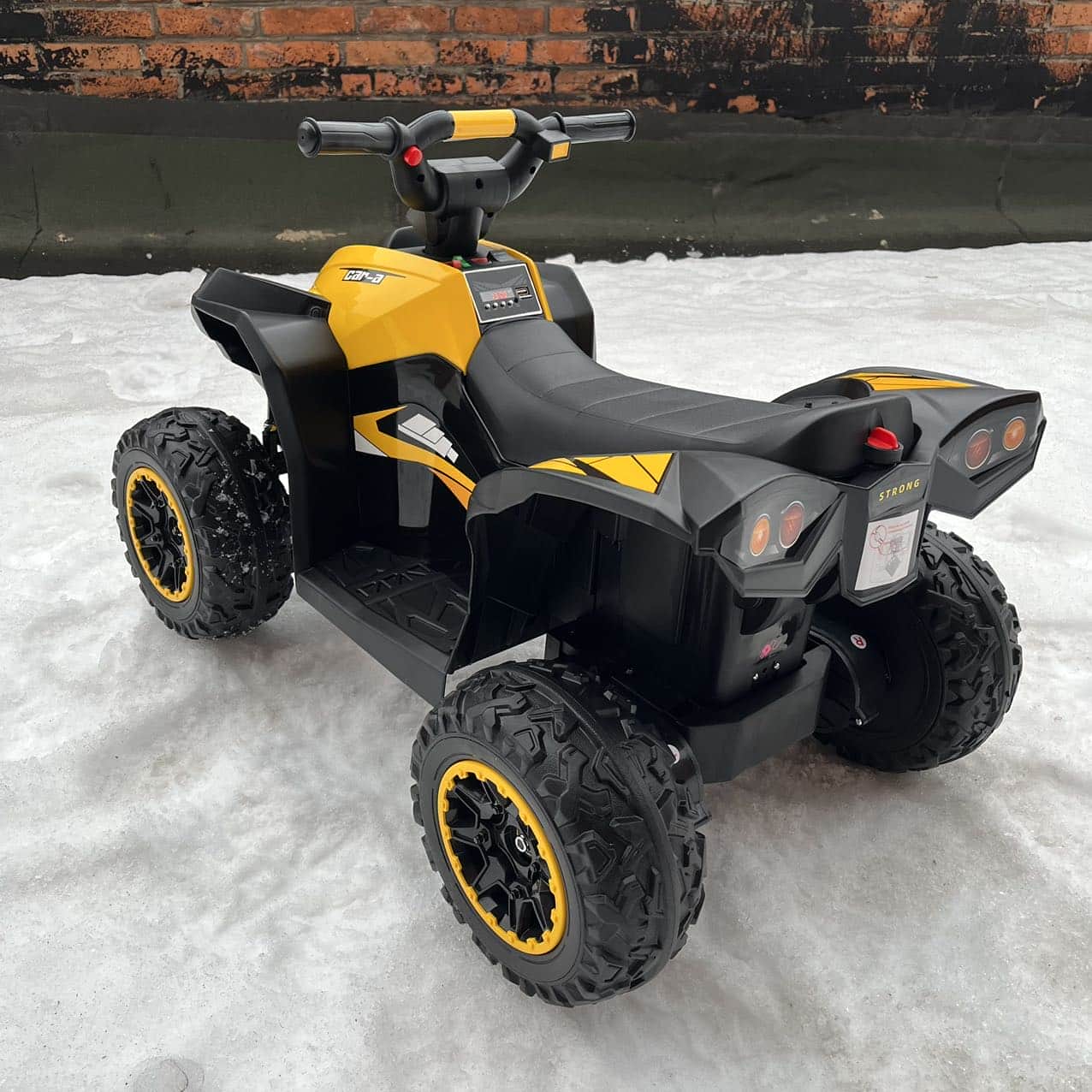 картинка Детский квадроцикл HL Renegade X 2WD EVA 12V - HL578-YELLOW 