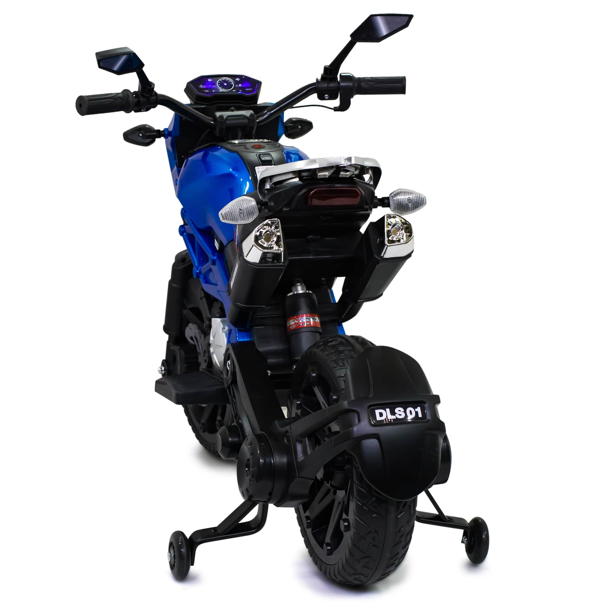 картинка Детский электромотоцикл Harley Davidson (12V, EVA, ручка газа) - DLS01-SP-BLUE 