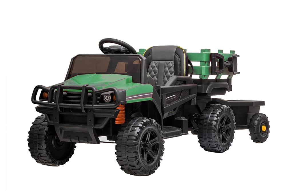 картинка Детский электромобиль Bettyma квадроцикл с прицепом 2WD 12V - BDM0926-GREEN 