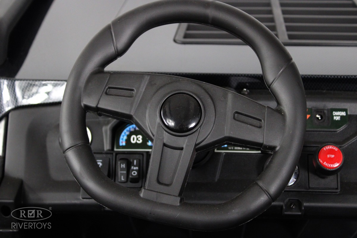картинка Детский электромобиль A505AA-LUX черный карбон 