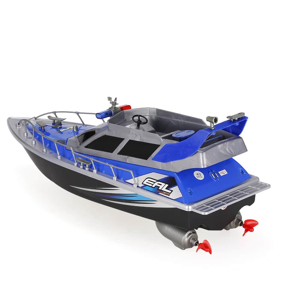 картинка Радиоуправляемый полицейский катер 1:20 2.4G - HT-2875B-BLUE 