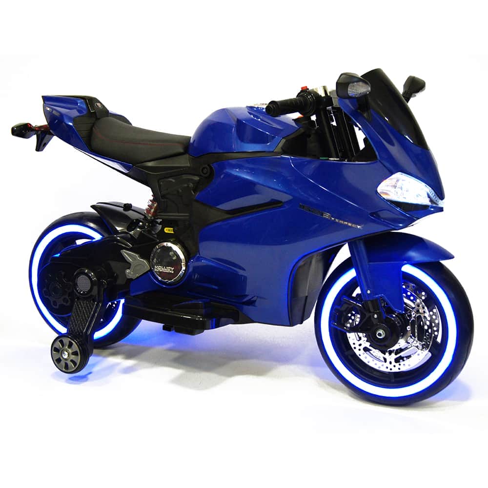 картинка Детский электромобиль - мотоцикл Ducati Blue - SX1628-G 