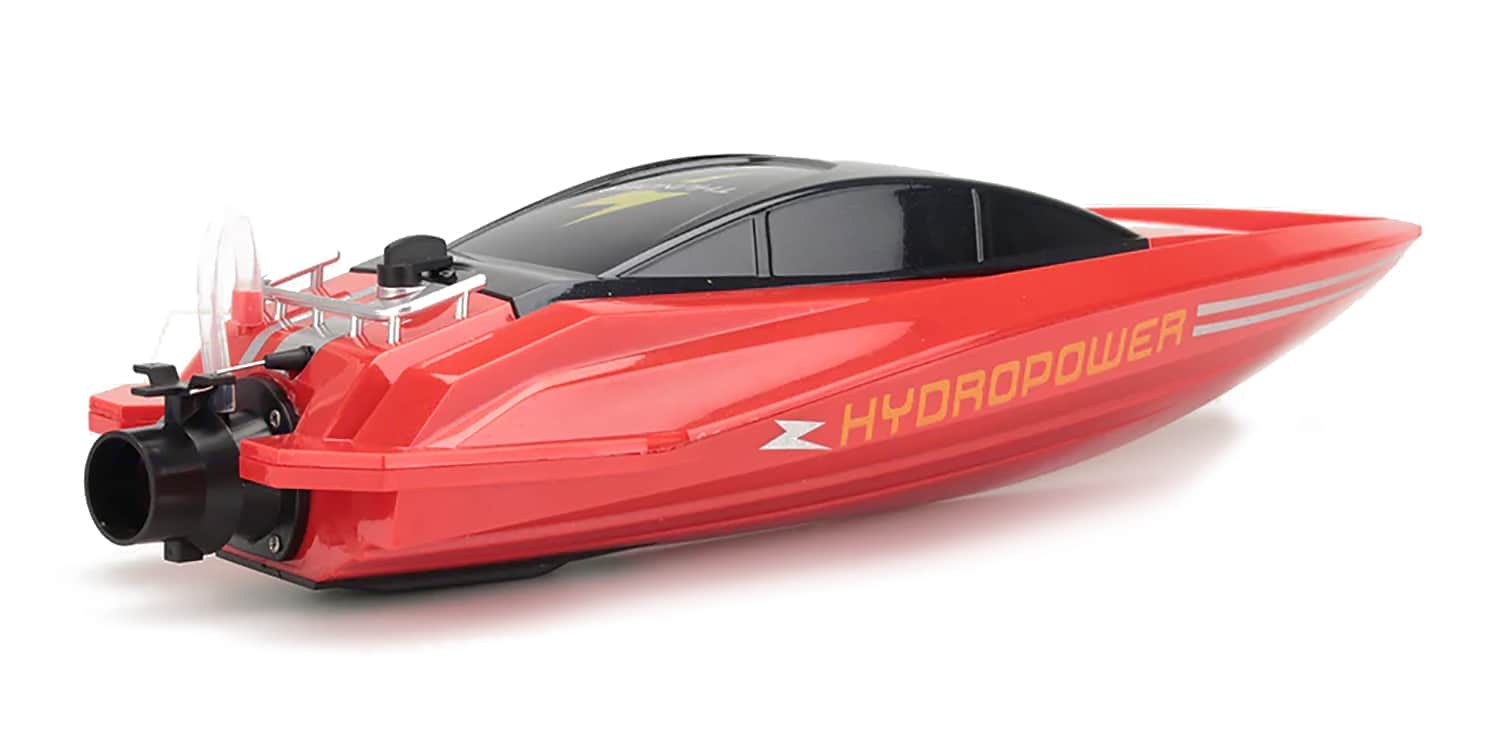 картинка Радиоуправляемый катер с водяной помпой Red HydroJet (25 км/ч, 42 см) - HC807-RED 
