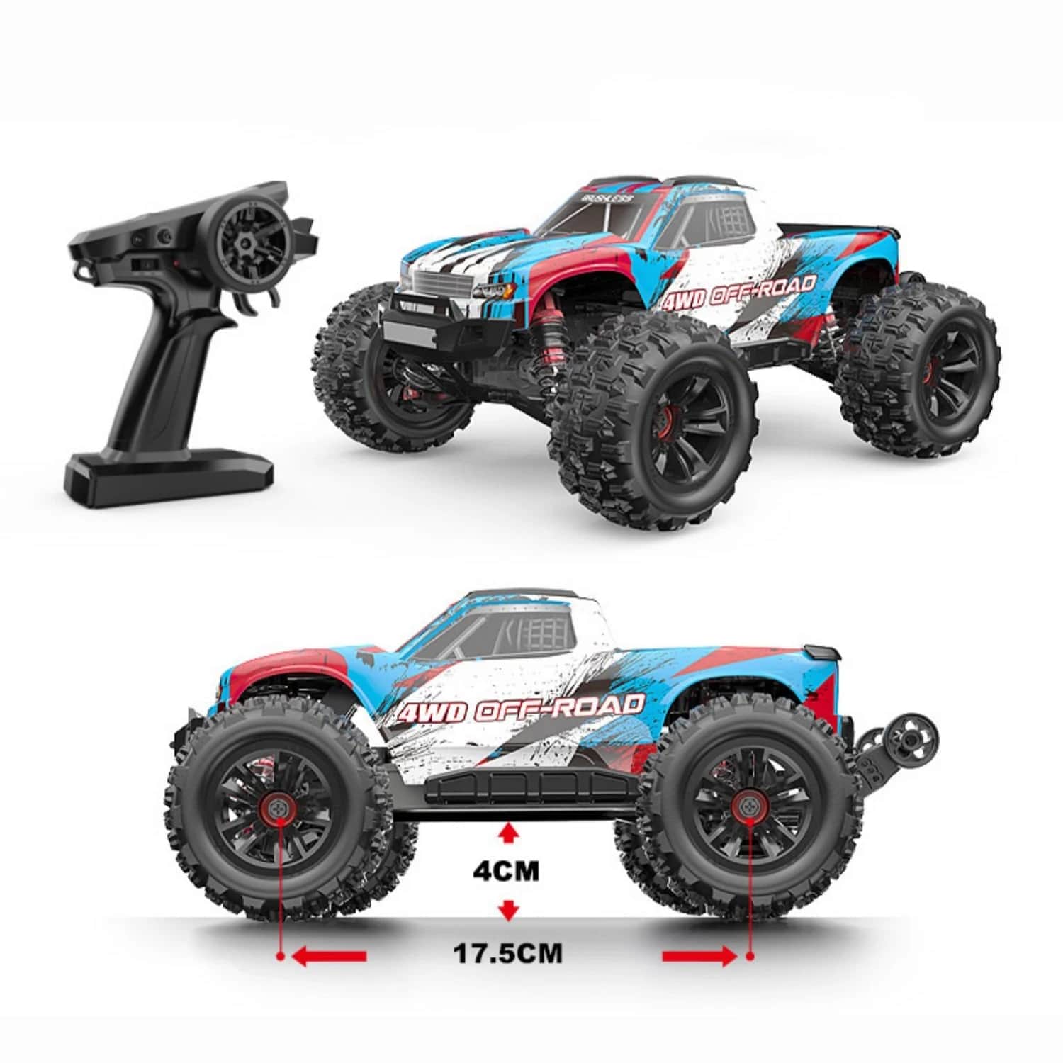 картинка Радиоуправляемый монстр MJX Hyper Go 4WD Brushless 1:16 - MJX-16208 