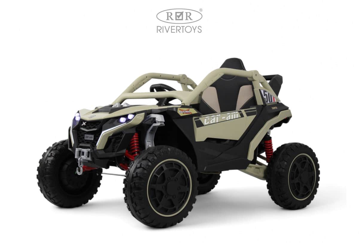 картинка Детский электромобиль Z707ZZ бежевый 