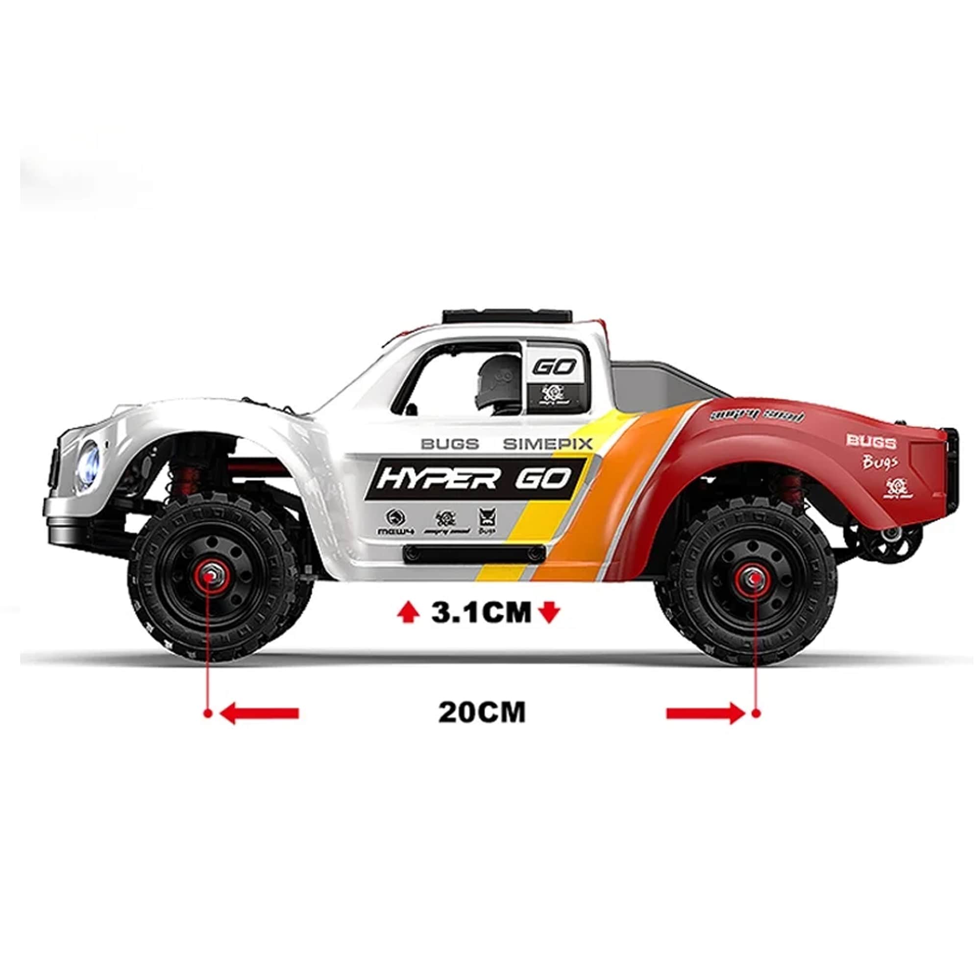 картинка Радиоуправляемый шорт-корс MJX Hyper Go Brushless 4WD 1:14 - MJX-14211 