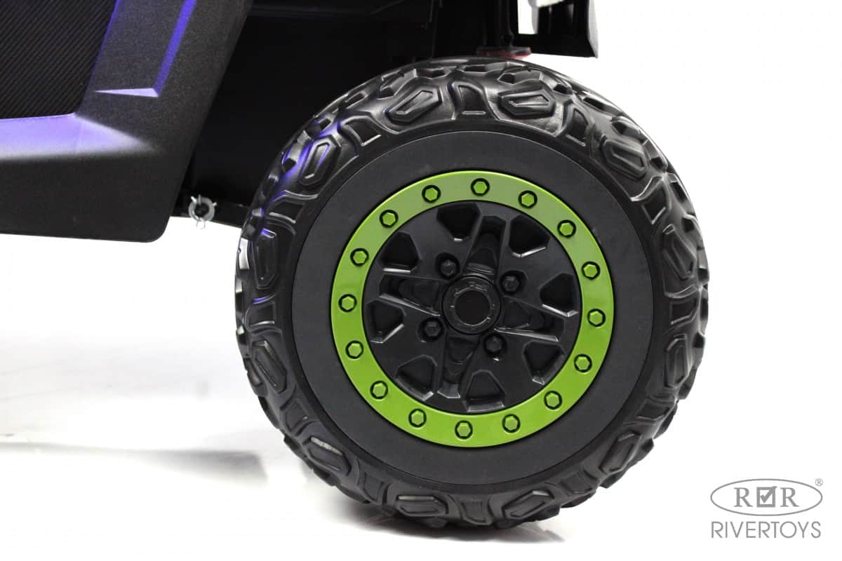картинка Детский электромобиль T777TT 4WD зеленый камуфляж 