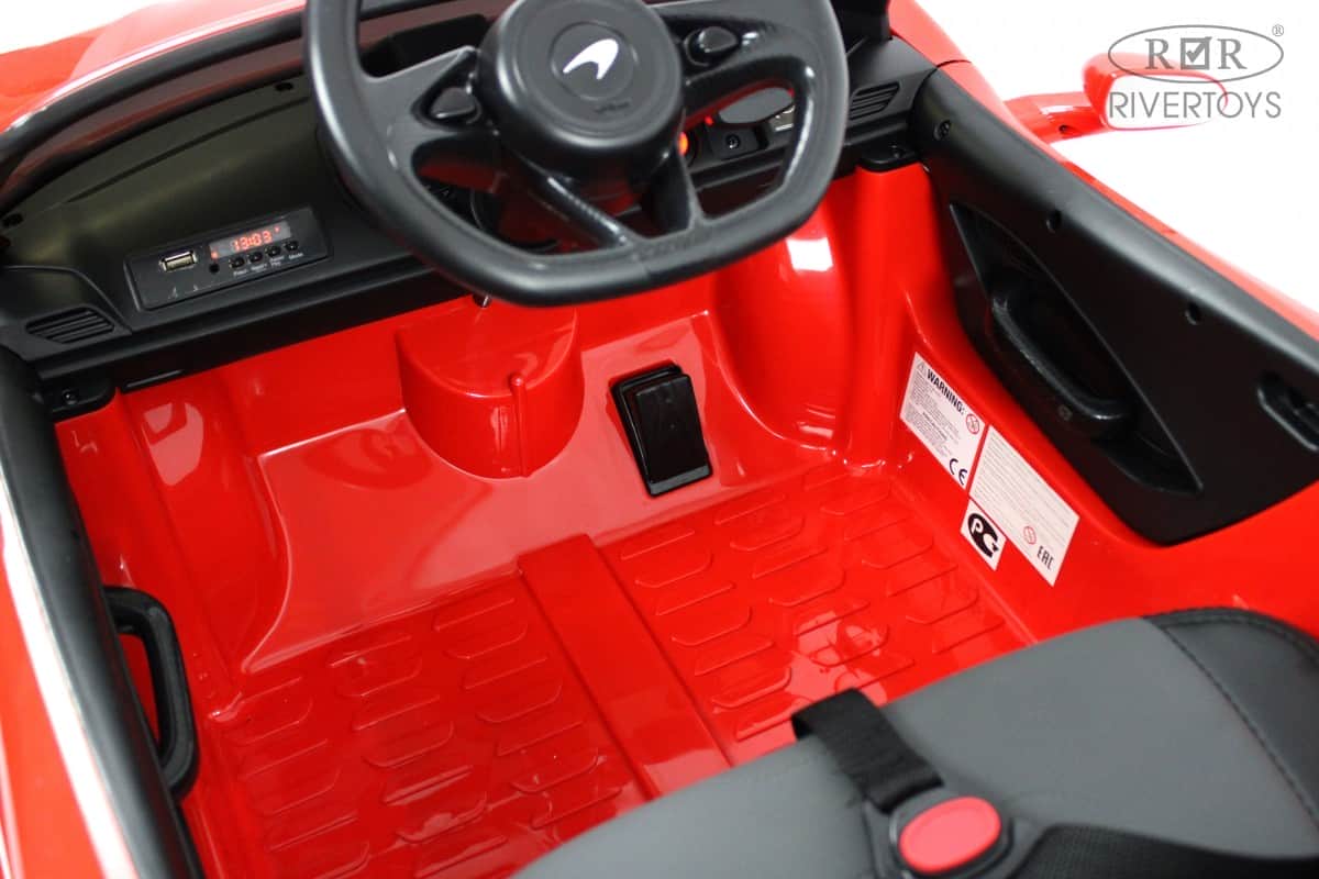 картинка Детский электромобиль McLaren Artura (P888BP) красный 