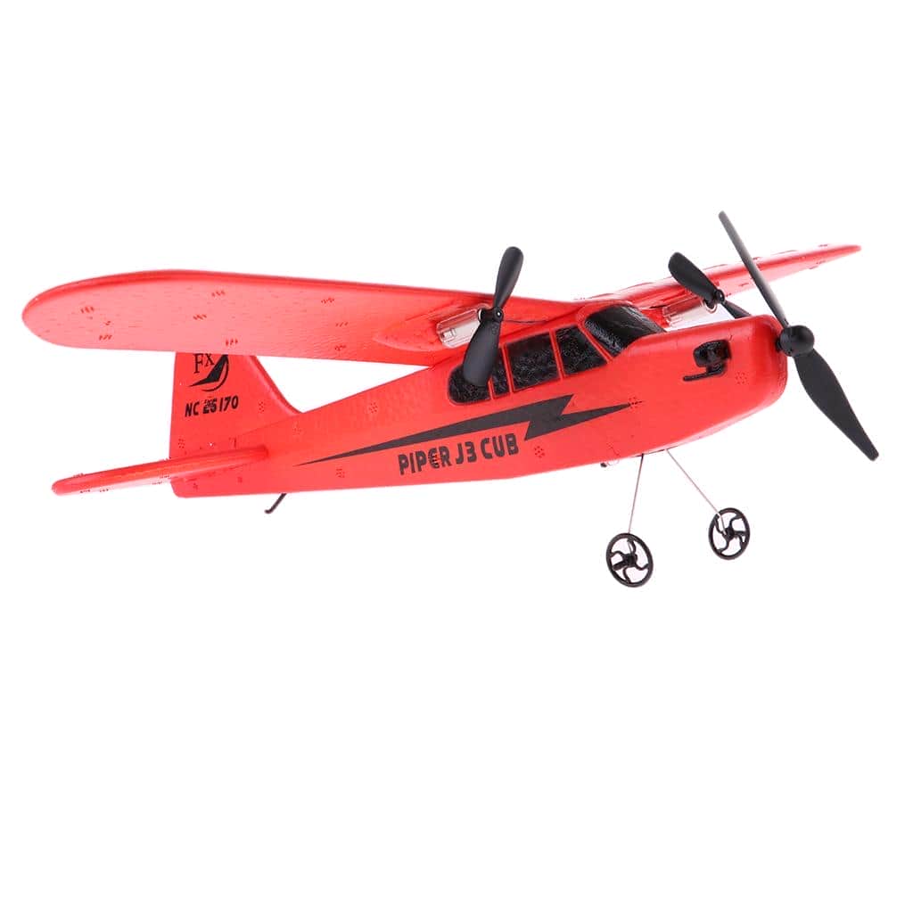 картинка Радиоуправляемый самолет Piper Cub J3 для начинающих 2.4G - FX803-RED 