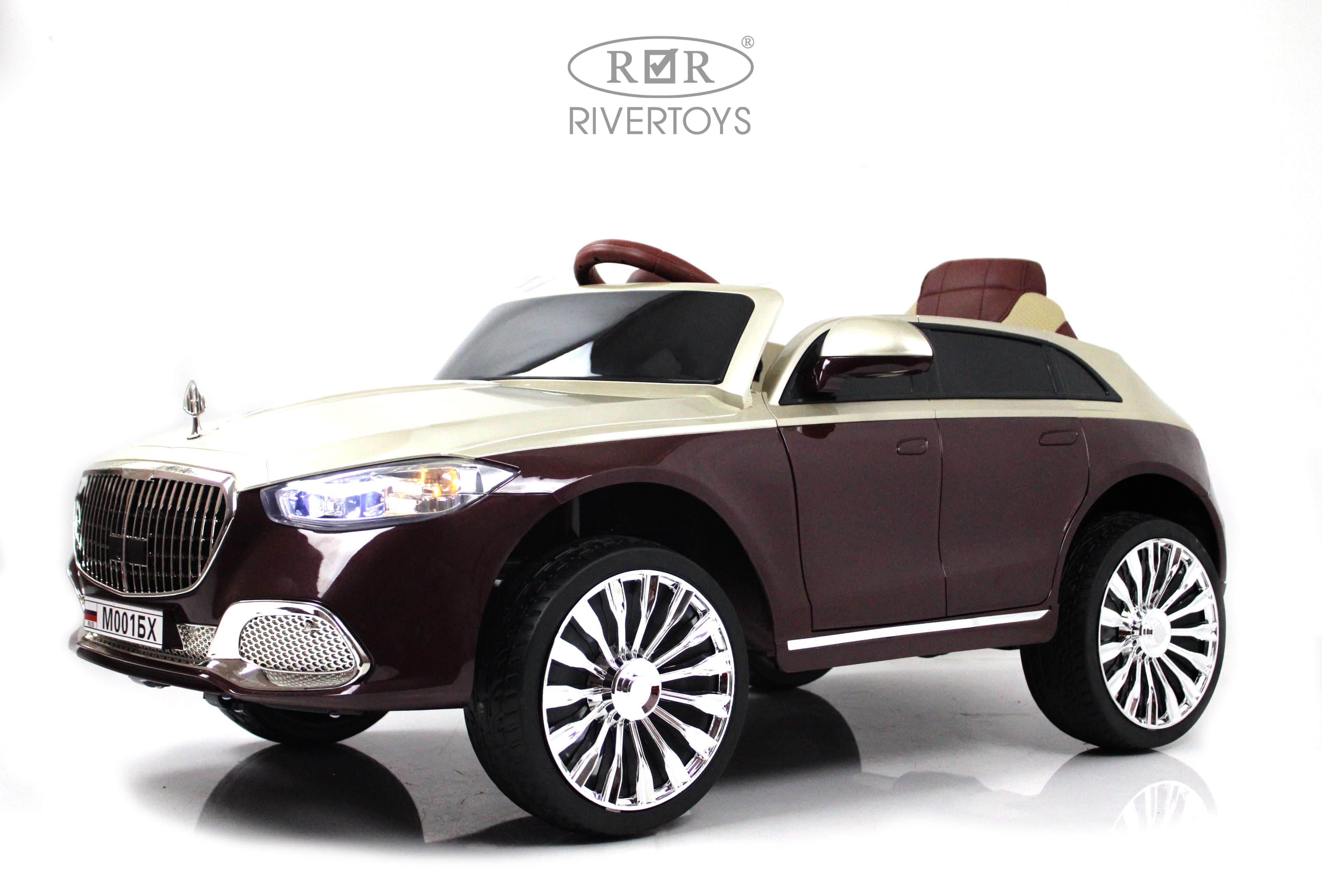 картинка Детский электромобиль М001БХ 4WD красно-золотой глянец 