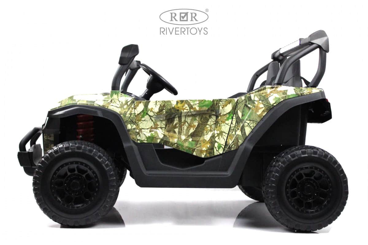картинка Детский электромобиль P333PP (Buggy) зеленый камуфляж 