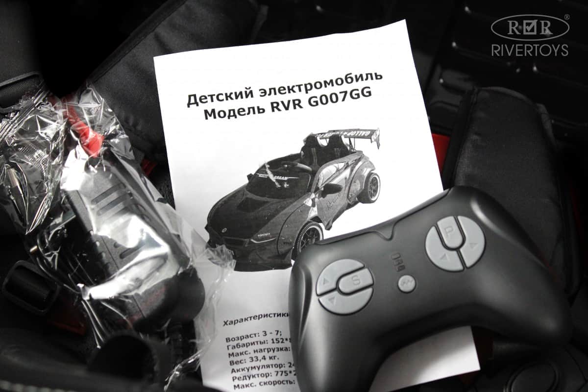 картинка Детский электромобиль G007GG красный 