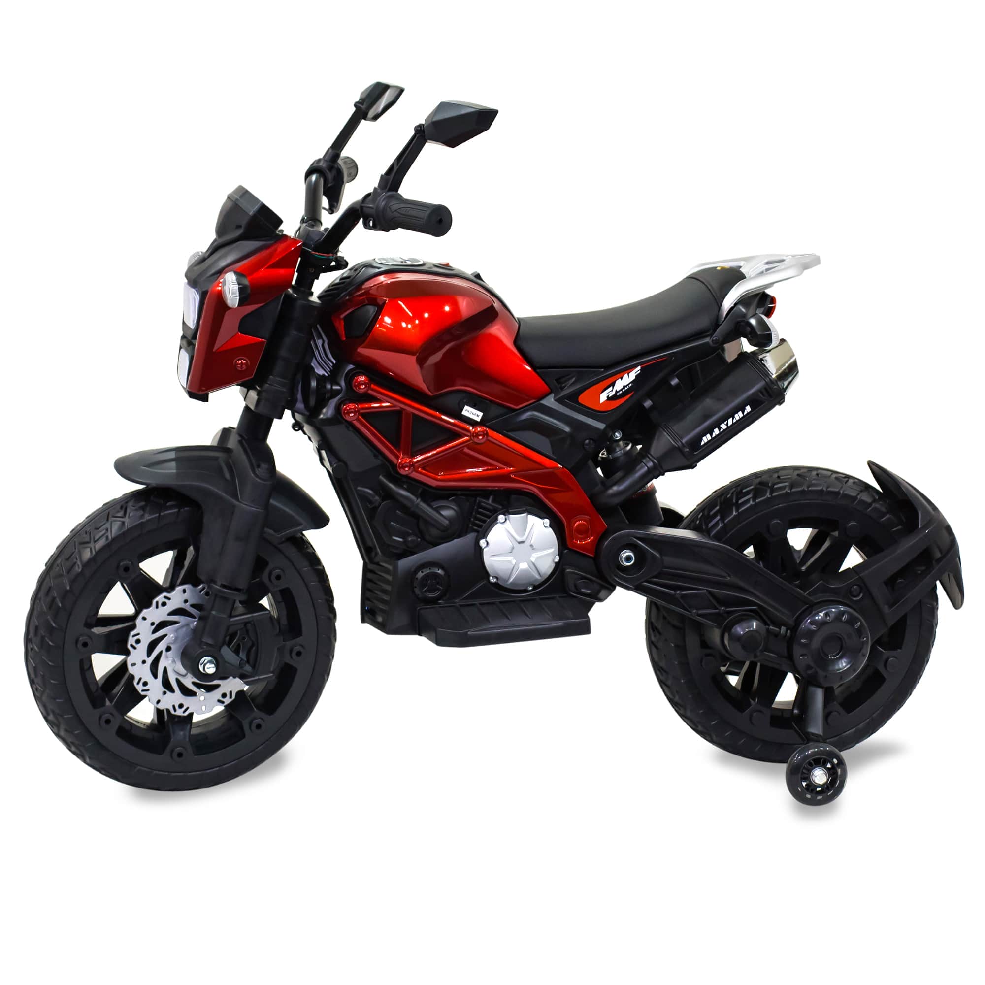 картинка Детский электромотоцикл Harley Davidson (12V, EVA, ручка газа) - DLS01-SP-RED 