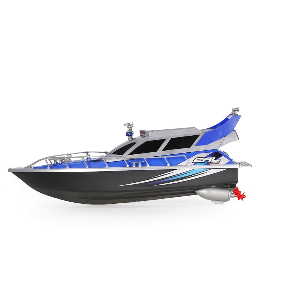 картинка Радиоуправляемый полицейский катер 1:20 2.4G - HT-2875B-BLUE 