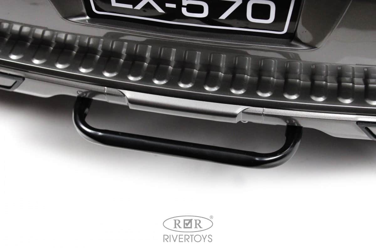 картинка Детский электромобиль Lexus 570 (E555EE) серый глянец 