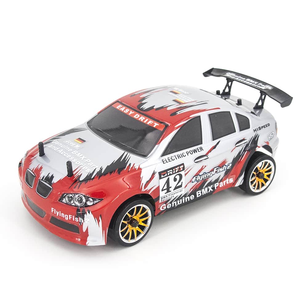 картинка Радиоуправляемая машина для дрифта HSP FlyingFish2 BMW Drift Car 4WD 1:16 2.4G - 94163-16302 