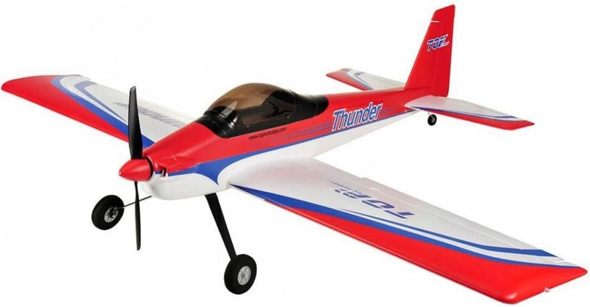 картинка Радиоуправляемый самолет Top RC THUNDER PRO красный 1380 мм 2.4G RTF - TOP087C 