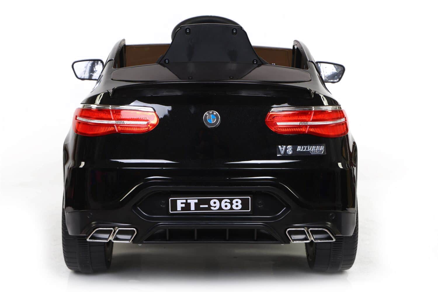 картинка Электромобиль BMW X6M 12V (полный привод, EVA) - FT-968-BLACK-PAINT 