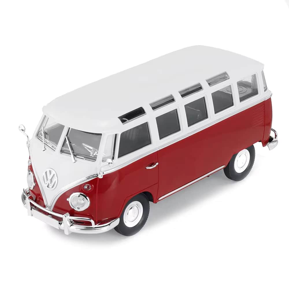 картинка Радиоуправляемый минивэн WPL D-52MINI Volkswagen T1 красный 1:16 - WPLD-52MINI-RED 