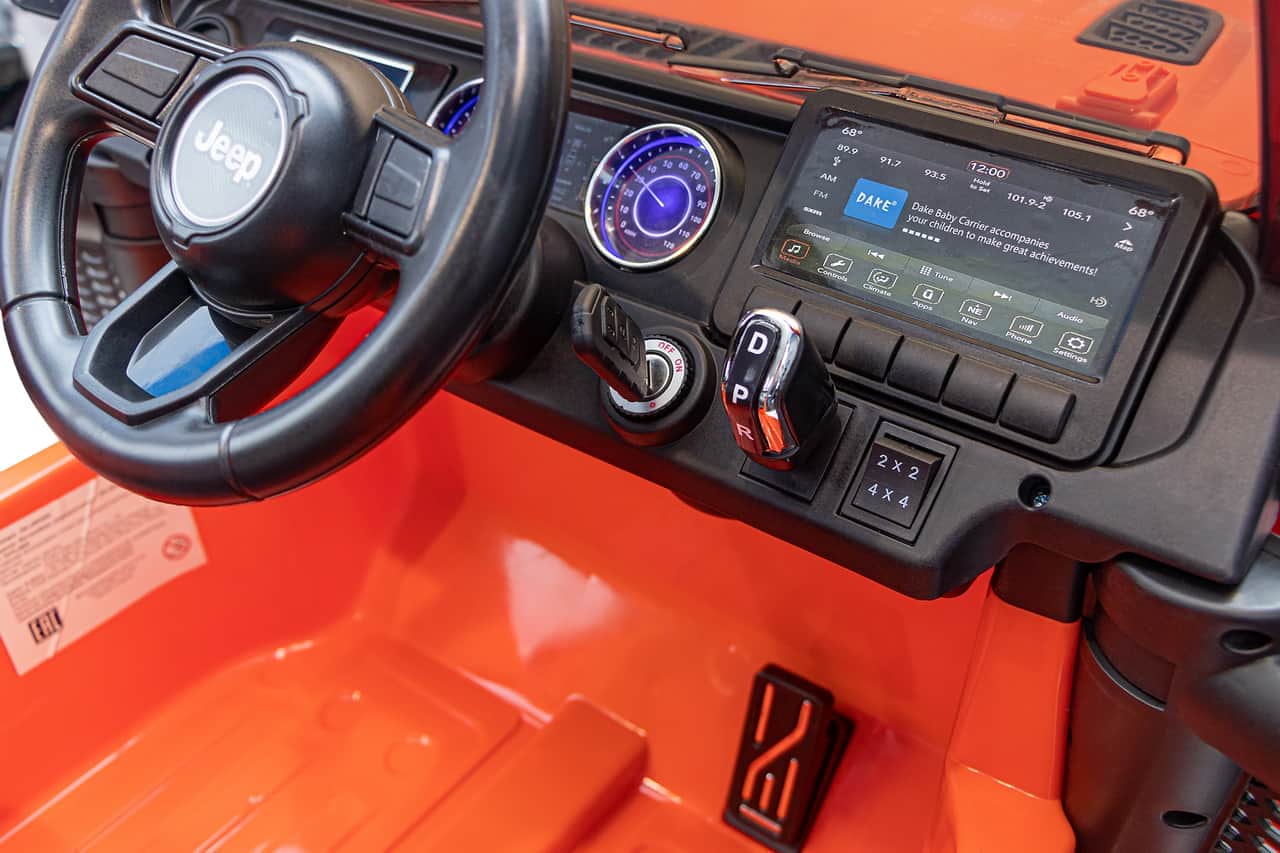 картинка Джип Jeep Rubicon DK-JWR555 Оранжевый 