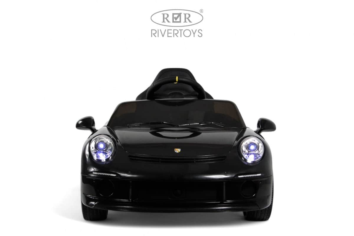 картинка Детский электромобиль Porsche 911 RUF (A444AA) черный 