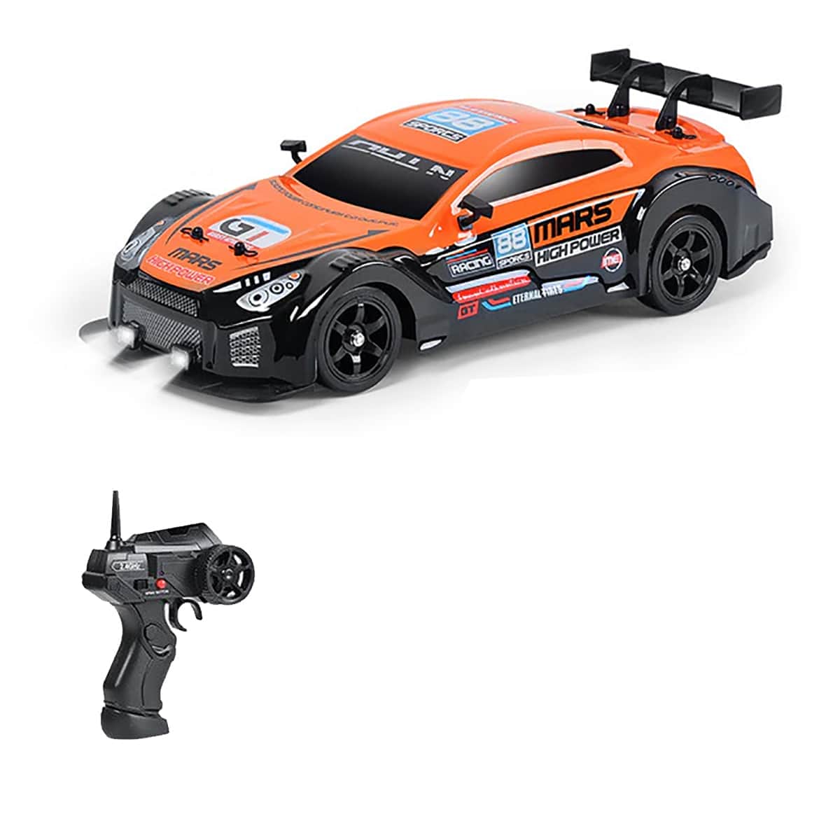картинка Радиоуправляемая машина для дрифта HB Nissan GTR (4WD, свет, пар, акб, 1:16) - SC16A06-1 