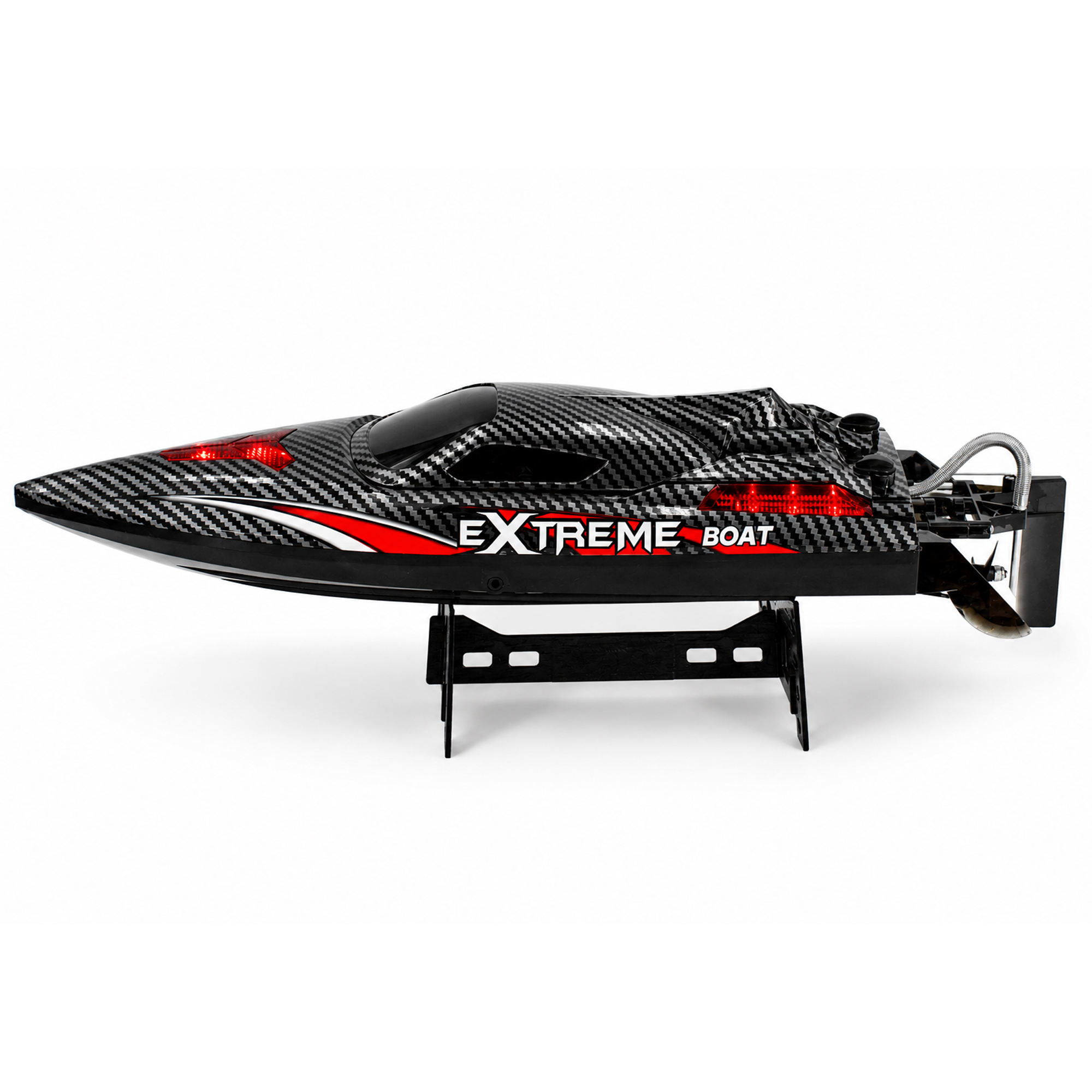 картинка Радиоуправляемый катер Black Extreme (48 см, 55 км/ч, Brushless) - HJ816PRO-CARBON-BLACK 