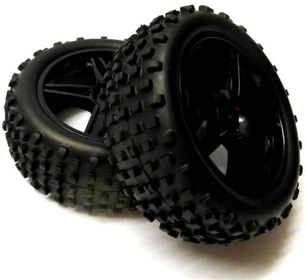 картинка Передние колеса в сборе HSP (06008+06009) - HSP06010-BLACK 