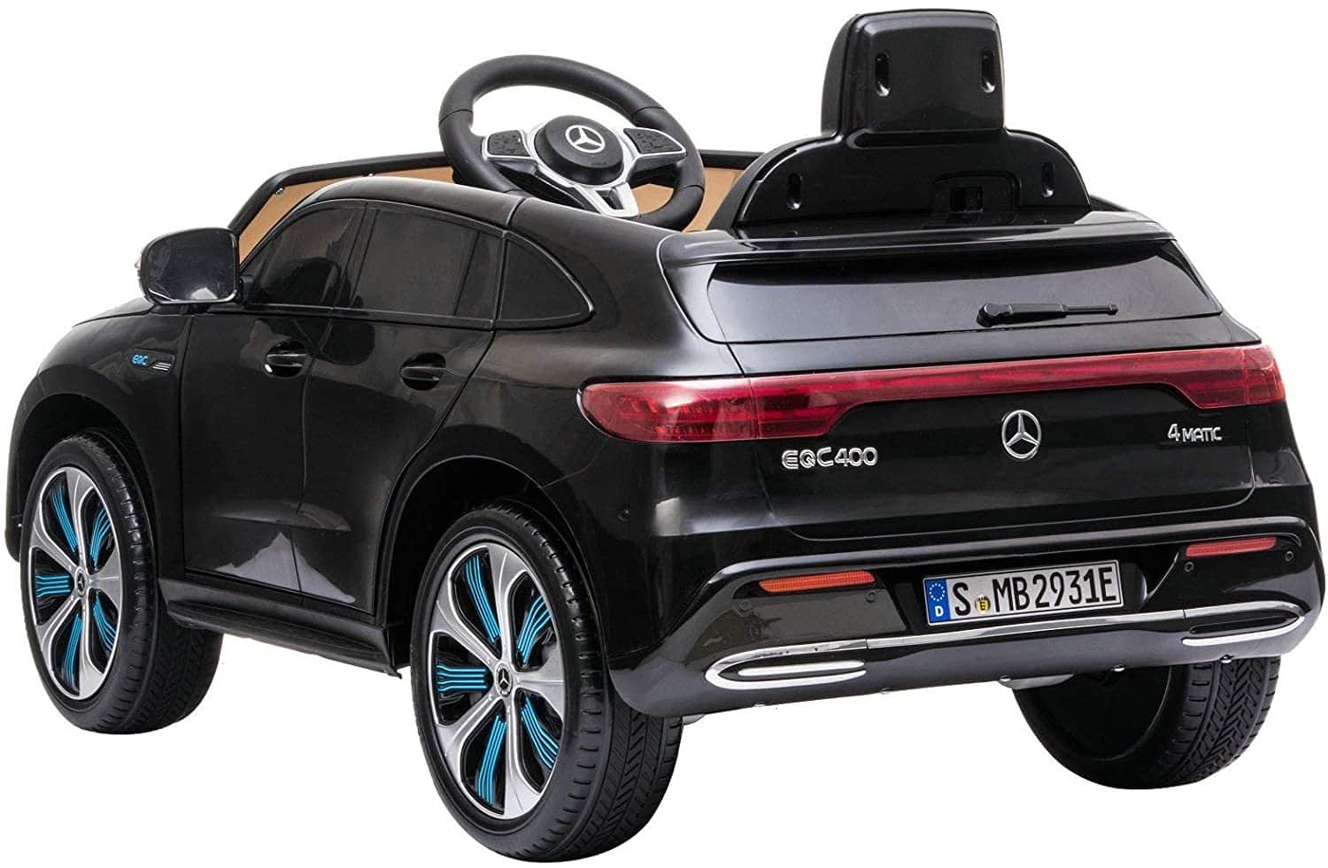 картинка Детский электромобиль Mercedes EQC 400 12V 2WD - HL378-BLACK 