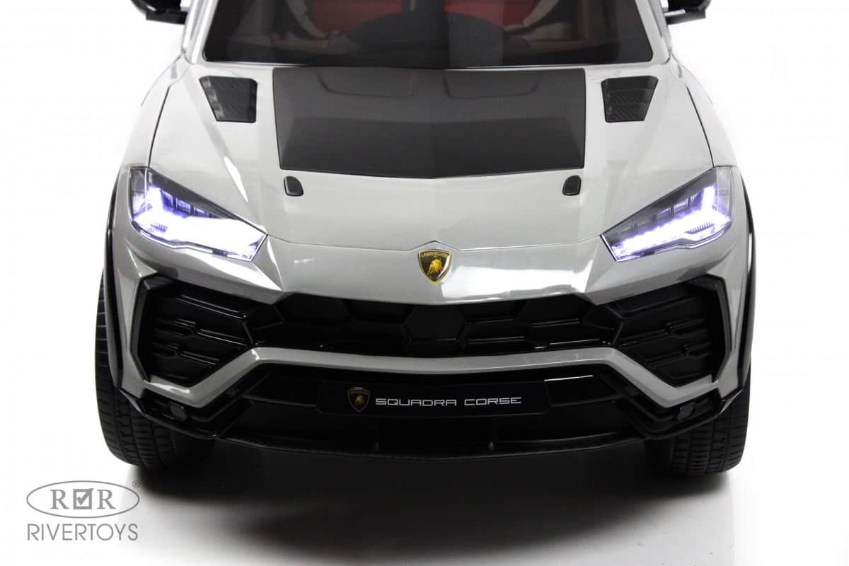 картинка Детский электромобиль Lamborghini Urus (E777EE) серый 