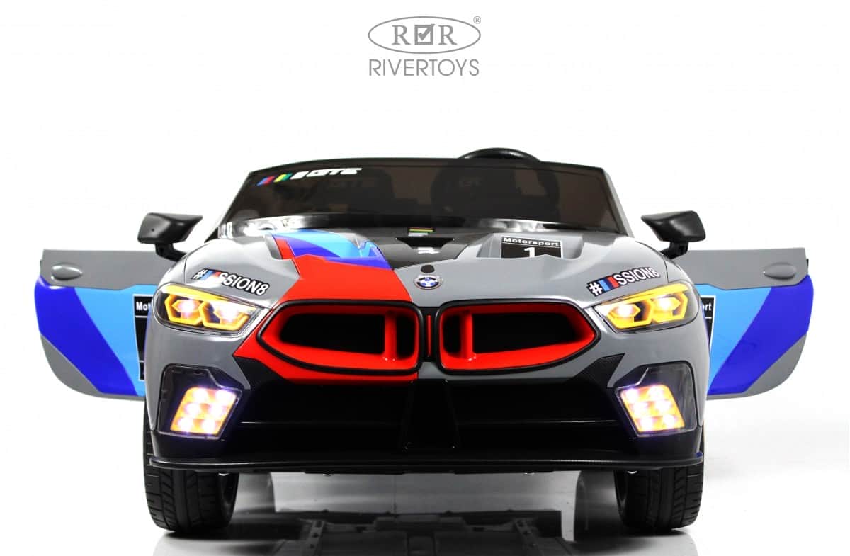 картинка Детский электромобиль F555FF серый глянец 