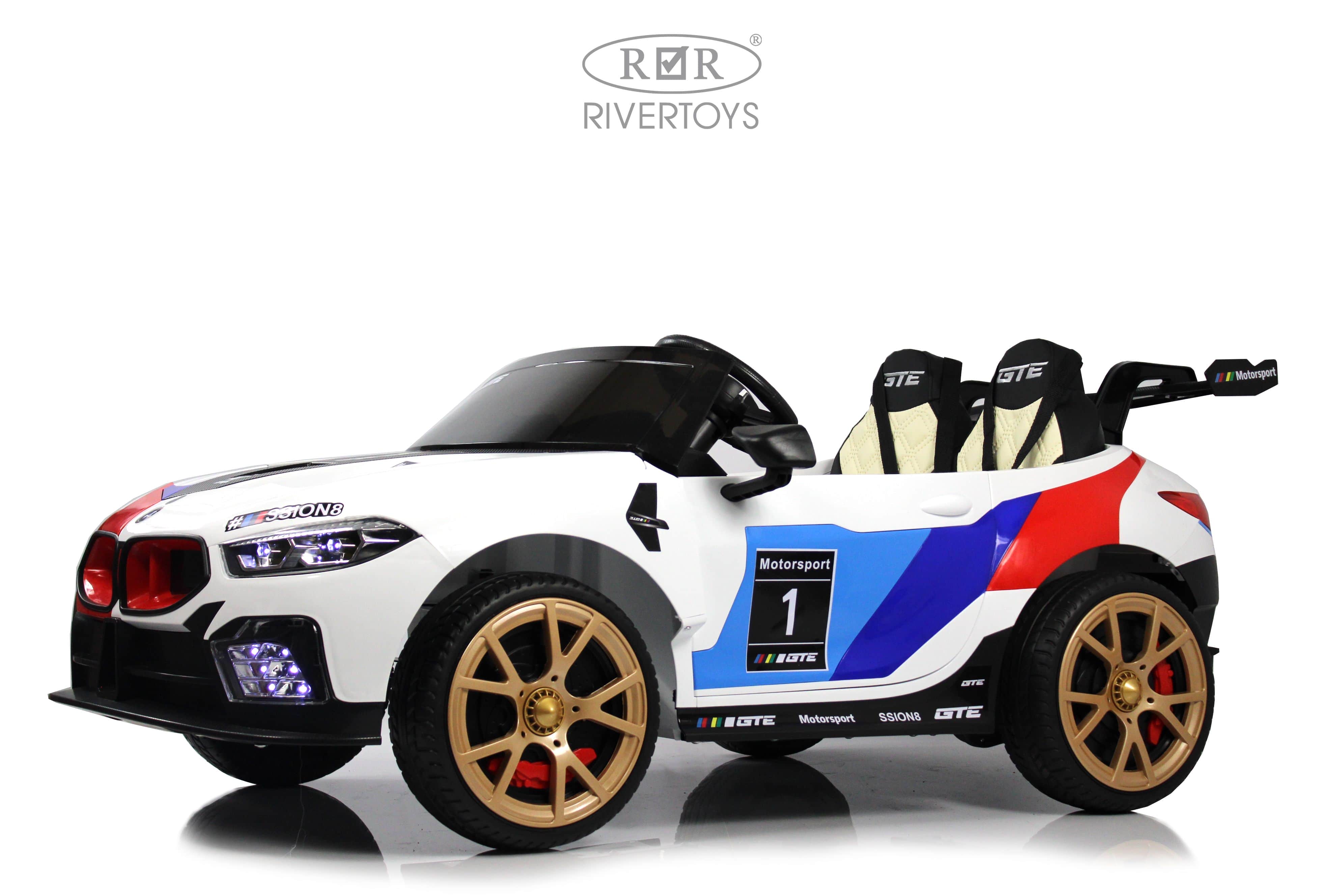 картинка Детский электромобиль F555FF белый 