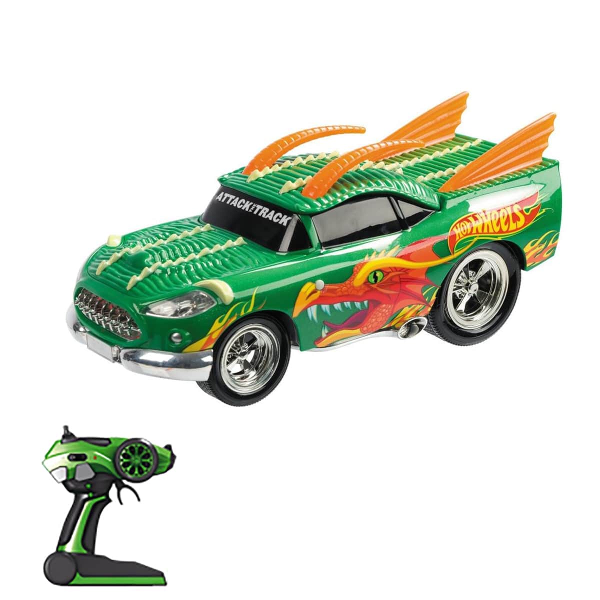 картинка Радиоуправляемая машина Дракон из серии Muscle Car (свет, звук, 1:16) - MK8028B-GREEN 