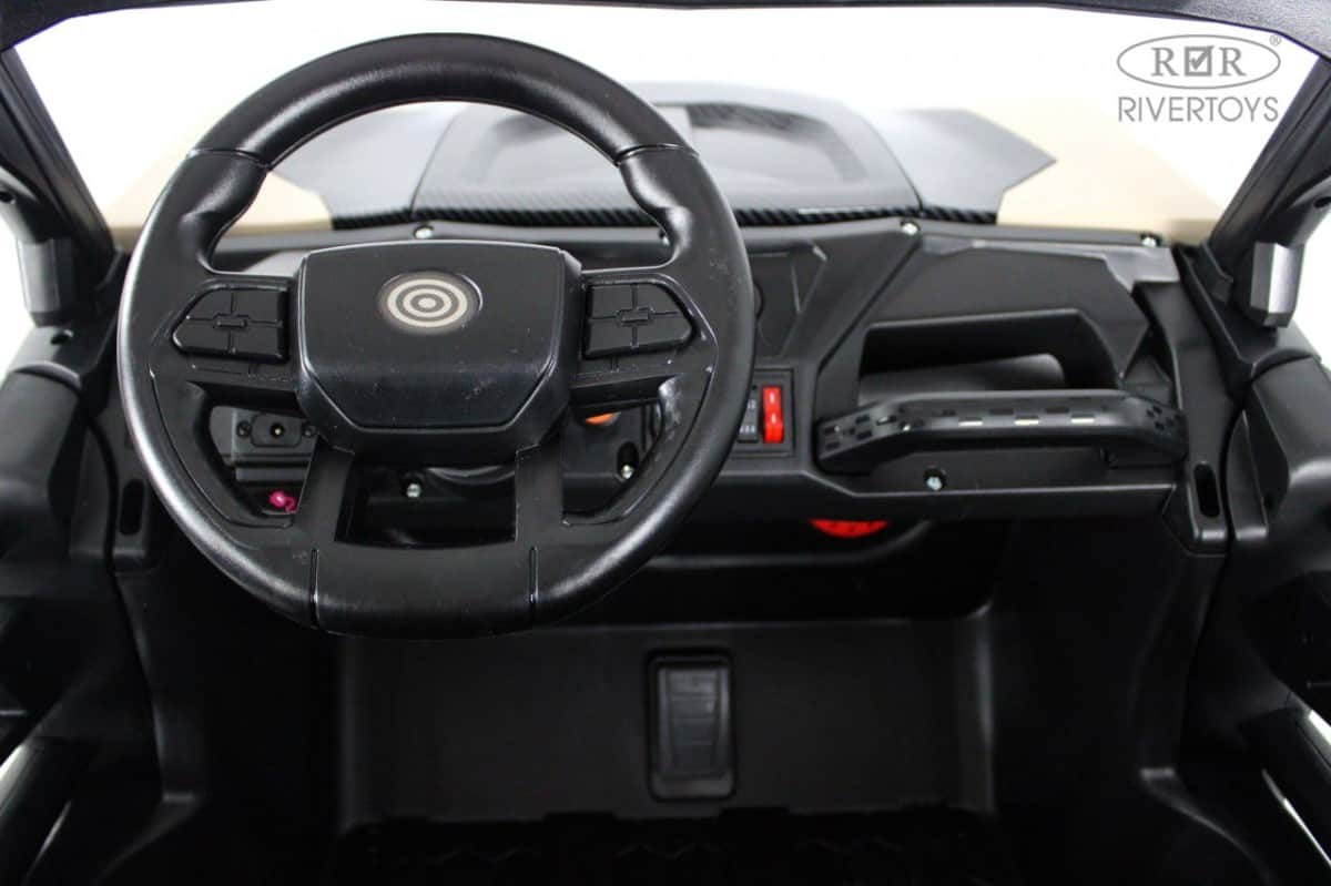 картинка Детский электромобиль K555KK 4WD 24V бежевый 