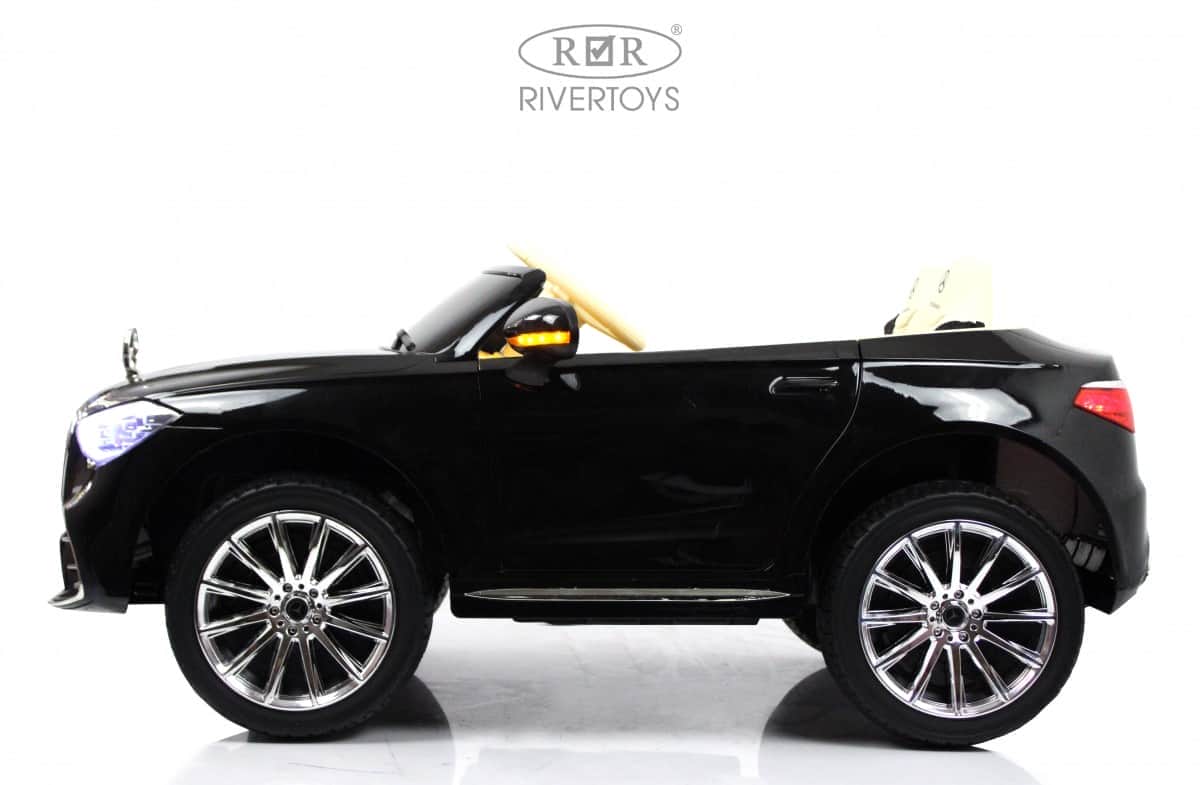 картинка Детский электромобиль М333БХ 4WD черный глянец 
