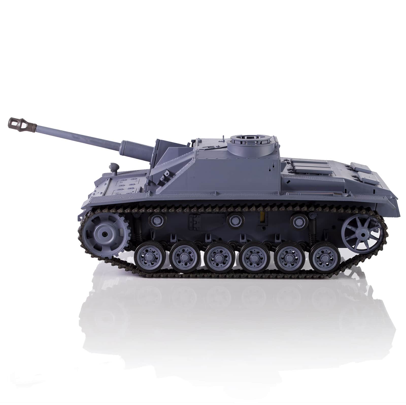 картинка Радиоуправляемый танк Heng Long Sturmgeschutz III (Германия) Upg V7.0 масштаб 1:16 - 3868-1Upg V7 